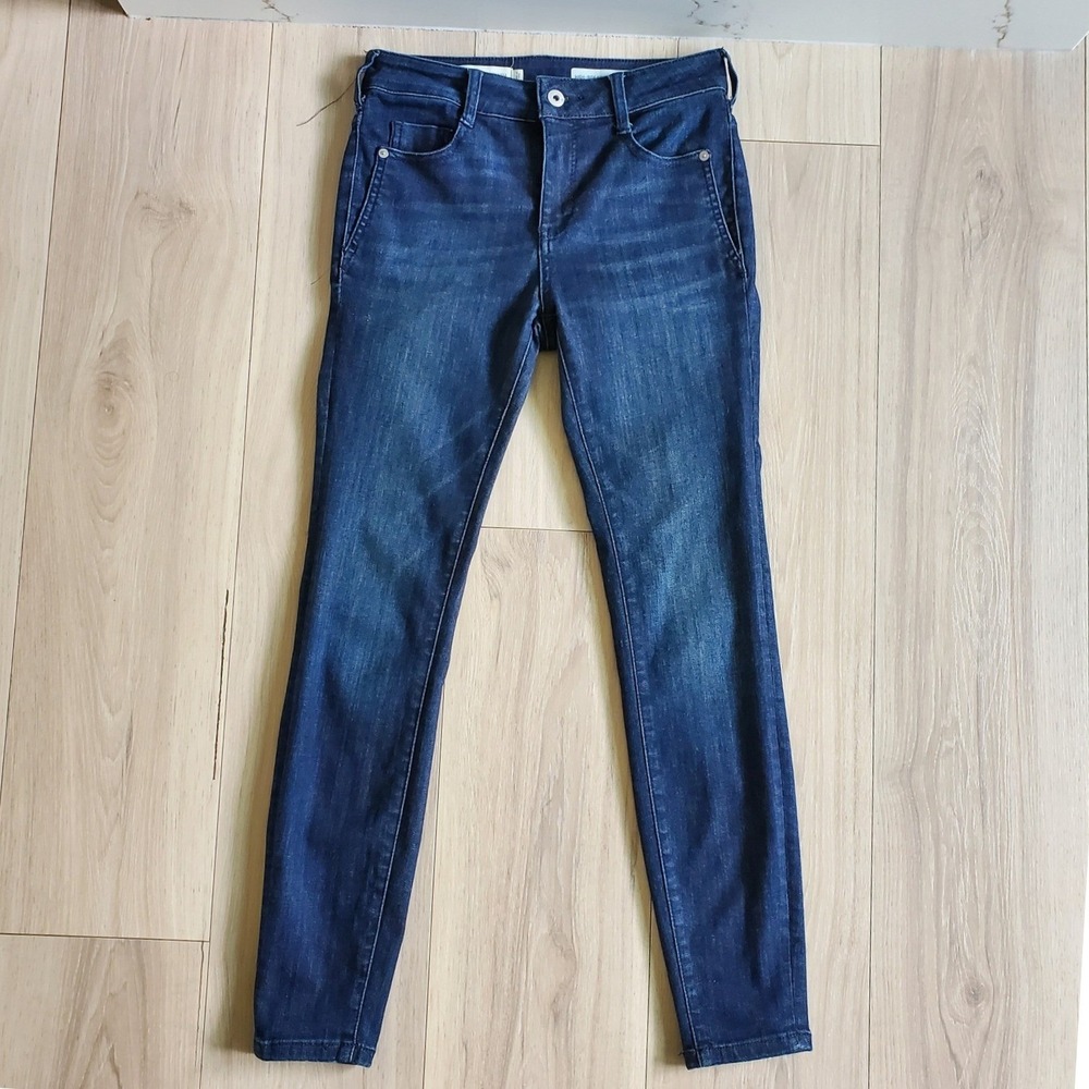 Pilcro Jeans Womens 26 Blue Skinny High Rise Denim Legging Anthropologie